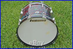 1 OWNER! 1969 LUDWIG USA 22 PSYCHEDELIC RED BASS DRUM for YOUR DRUM SET! #Z876