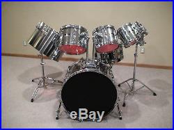 13 piece Pearl chrome drum set vintage drumset 1975 -1979