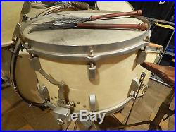 1940'S LEEDY DRUM KIT SET With SNARE CYMBALS DRUM THRONE TOM BASS STANDS TRAP