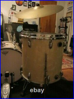 1950s Vintage Gretsch Drum Set, Pearl Hardware, Zildjian A's Cymbals