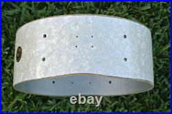 1960's GRETSCH 6-PLY SNARE DRUM SHELL + ROUND BADGE for YOUR DRUM SET! LOT #E377