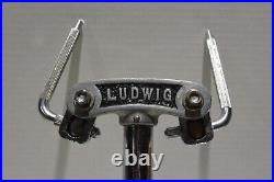 1960's Ludwig Drum Co. DOUBLE TOM HOLDER withCHISELED LOGO for YOUR DRUM SET! I41