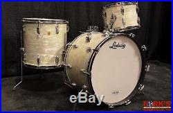1960's Ludwig Super Classic drum set in White Marine Pearl 13 16 22