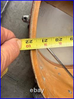 1960s Slingerland Red Drum Set 12 13 16 22 w Ludwig Throne Hardware