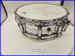 1960s Vintage Rogers 7-Line Dynasonic 5x14 COB Snare Drum