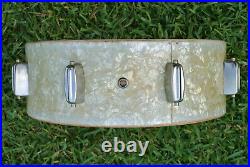 1963 Rogers WMP HOLIDAY SNARE DRUM SHELL + B&B LUGS for YOUR DRUM SET! S125