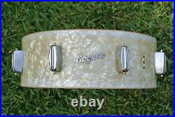 1963 Rogers WMP HOLIDAY SNARE DRUM SHELL + B&B LUGS for YOUR DRUM SET! S125