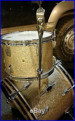 1964 Champagne Sparkle Ludwig Drumset