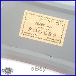 1964 Rogers Tower 4 pc vintage drum set kit 12-14-20-5x14 Sparkling Blue Pearl
