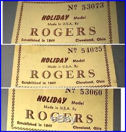 1965 Rogers Holiday (Cleveland Era) Champagne Sparkle Drum Set