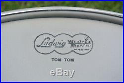 1966 Ludwig 18 CLASSIC 3-PLY SKY BLUE PEARL FLOOR TOM for YOUR DRUM SET! #G52