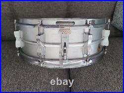 1967 LUDWIG No. 404 Acrolite 5x14 Aluminum with Keystone Badge