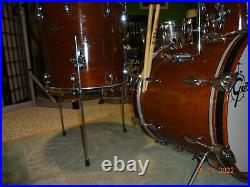 1969 Rare Vintage Gretsch Drum Set Round Badge Progressive Jazz 18 14 12