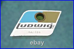 1970's LUDWIG 22 CLASSIC BLUE VISTALITE BASS DRUM SHELL for YOUR SET! LOT #F300