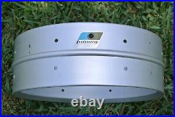 1970's LUDWIG 5X14 ACROLITE SNARE DRUM SHELL + BADGE for YOUR DRUM SET! LOT S133