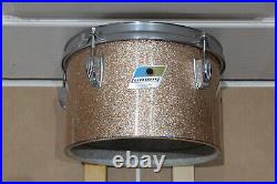 1970's LUDWIG CHICAGO 10 CONCERT TOM CHAMPAGNE SPARKLE for YOUR DRUM SET! I601