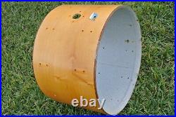 1970's LUDWIG USA 22 3-PLY BASS DRUM SHELL + BADGE for YOUR DRUM SET! LOT Q348