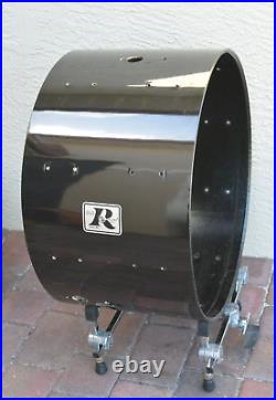 1970's ROGERS USA 24 BLACK BASS DRUM SHELL for YOUR DRUM SET! LOT J619