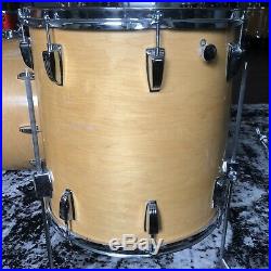 1970s Ludwig Thermogloss Big Beat Drum Set 6 ply 12 13 16 22 USA Classic