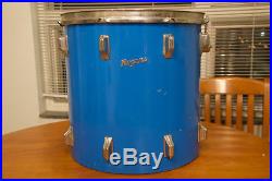1972 Rogers Fullerton Era Pacific Blue 12/13/16/22 4pc Drum Set