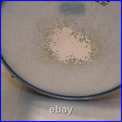 1973 Premier Hi Fi Brushed Metal Snare Drum With Antique Carrying Case