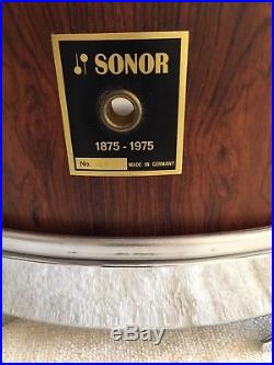 1975 SONOR Phonic 8 piece drum set withstands, cases, cymbals & more. Don't Miss