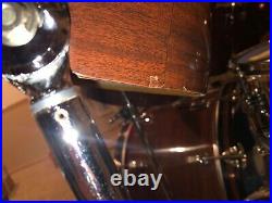 1976 Mahogany Cortex Ludwig Octaplus Drum Set with 6.5 Supraphonic Snare Drum