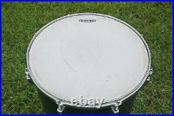 1980's LUDWIG 18 BLACK CORTEX FLOOR TOM for YOUR DRUM SET! LOT #G347