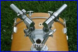 1980's LUDWIG MODULAR 3-WAY DOUBLE TOM HOLDER for YOUR DRUM SET! LOT Q680