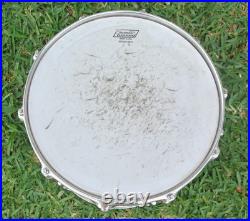 1980's LUDWIG ROCKER 14 POWER-PLUS TOM in SILVER SMOKE for YOUR DRUM SET! L757