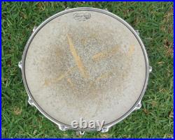 1980's LUDWIG ROCKER 14 POWER-PLUS TOM in SILVER SMOKE for YOUR DRUM SET! L757