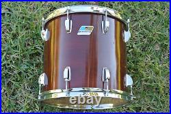 1980's LUDWIG USA 13 POWER TOM in NATURAL RED MAHOGANY for YOUR DRUM SET! #D866