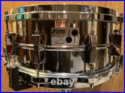 1980's Sonor Phonic D506 6.5x14 Snare Drum with Hella Die Cast Hoops