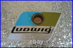 1981 LUDWIG Chicago USA CLASSIC 14 SILVER SPARKLE POWER TOM 4 YOUR DRUM SET J45