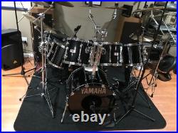 1985 Yamaha Recording Custom Drum Kit Piano Black withmounts, hardware, gig bags 1985 Yamaha Recording Custom Drum Kit Piano Black withmounts, hardware, gig bags