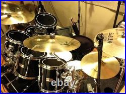 1985 Yamaha Recording Custom Drum Kit Piano Black withmounts, hardware, gig bags 1985 Yamaha Recording Custom Drum Kit Piano Black withmounts, hardware, gig bags