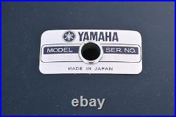 1986 YAMAHA RECORDING CUSTOM PIANO BLACK LACQUER 22 BASS DRUM for YOUR SET i911