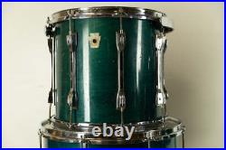 1990s Ludwig Classic Emerald Shadow Drum Set 1990s Ludwig Classic Emerald Shadow Drum Set