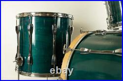 1990s Ludwig Classic Emerald Shadow Drum Set 1990s Ludwig Classic Emerald Shadow Drum Set