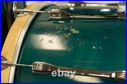 1990s Ludwig Classic Emerald Shadow Drum Set 1990s Ludwig Classic Emerald Shadow Drum Set