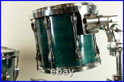 1990s Ludwig Classic Emerald Shadow Drum Set 1990s Ludwig Classic Emerald Shadow Drum Set