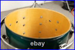 1990s Ludwig Classic Emerald Shadow Drum Set 1990s Ludwig Classic Emerald Shadow Drum Set