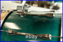 1990s Ludwig Classic Emerald Shadow Drum Set 1990s Ludwig Classic Emerald Shadow Drum Set