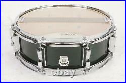 1998 Ludwig Classic Birch 7pc Shell Pack Drum Set Green with Humes & Berg #38572