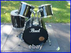 1999 Pearl Export Select Ebony Mist  Mahogany/Poplar/Birch Hybrid Shells