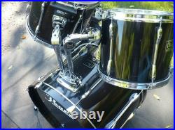 1999 Pearl Export Select Ebony Mist  Mahogany/Poplar/Birch Hybrid Shells