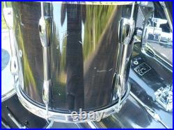 1999 Pearl Export Select Ebony Mist  Mahogany/Poplar/Birch Hybrid Shells