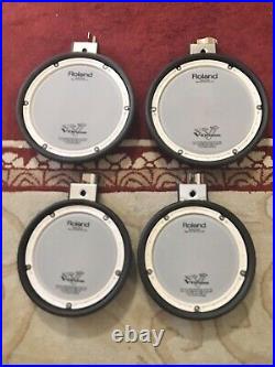 2 Roland PDX-8 And 2 PDX-6 V Drum Pad Set Lot Of 4