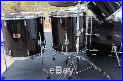 2000-02 6 pc Pearl Export Lacquer Drum set with Zildjian A Cymbals