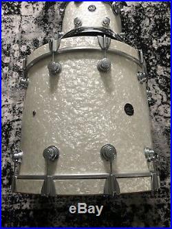 2000 DW Collectors White Marine Pearl Drum Set WMP 10 12 14 16 18 22 USA